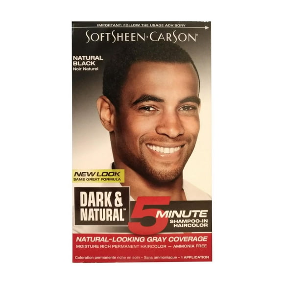 Dark And Natural Men's 5 Minute Hair Color, Shampoo-in Hair Color.