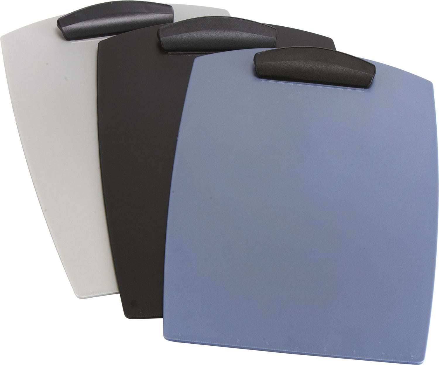Storex Hard Poly Clipboard, Legal Size, Assorted Colors, 12Pack