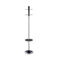 thumbnail image 2 of ACME Belen Coat Rack in Dark Walnut & Chrome, 2 of 2
