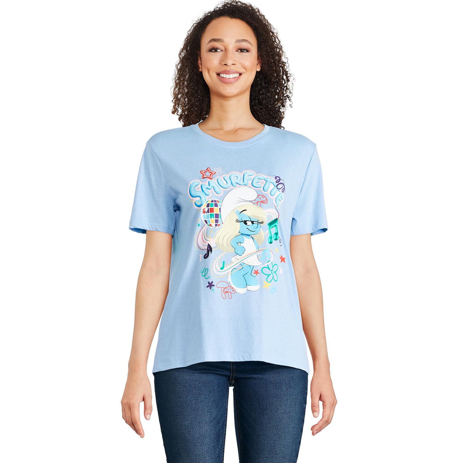The Smurfs Women's Smurfette Tee, Sizes XS-XL