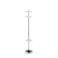 thumbnail image 2 of ACME Belen Coat Rack in White & Chrome, 2 of 2