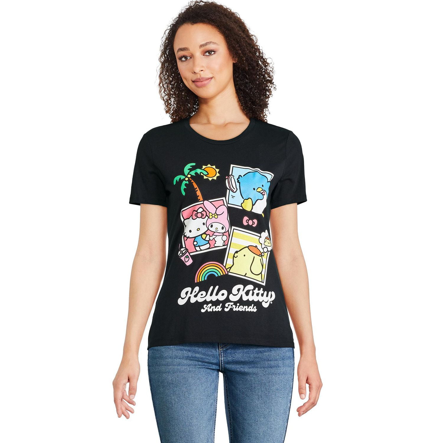 Hello Kitty Women's Short Sleeve Tee, Sizes XS-XL