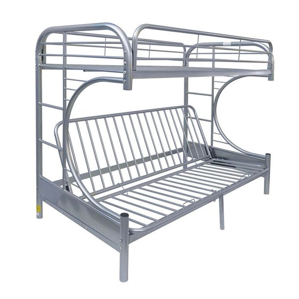 ACME Eclipse Twin XL over Queen Futon Bunk Bed in Silver Walmart.ca