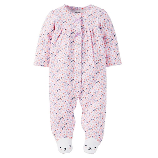 Tenue avec pyjama-grenouillère pour nouveau-nés filles de Child of Mine made by Carter’s - À imprimé