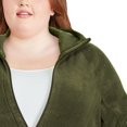 thumbnail image 4 of George Plus Women's Full-Zip Polar Fleece Jacket, 4 of 6