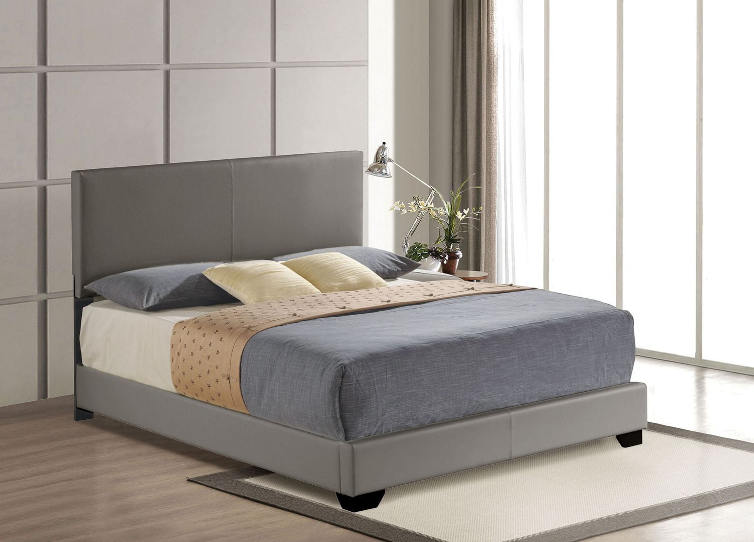 ACME Ireland Full Bed in Gray PU Walmart Canada