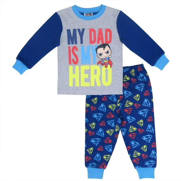 Ensemble deux pièces pyjama pour bébés garçons de Superman