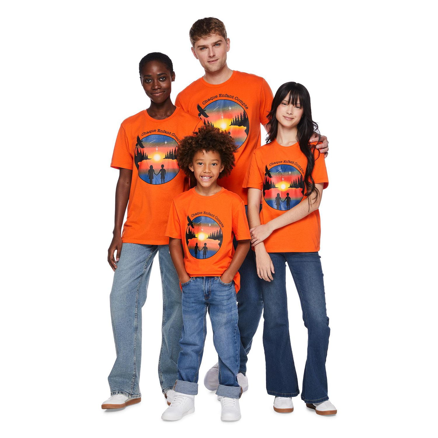 T-shirt Indigenous Proud collection non genrée pour adultes – français Tailles P-2XL