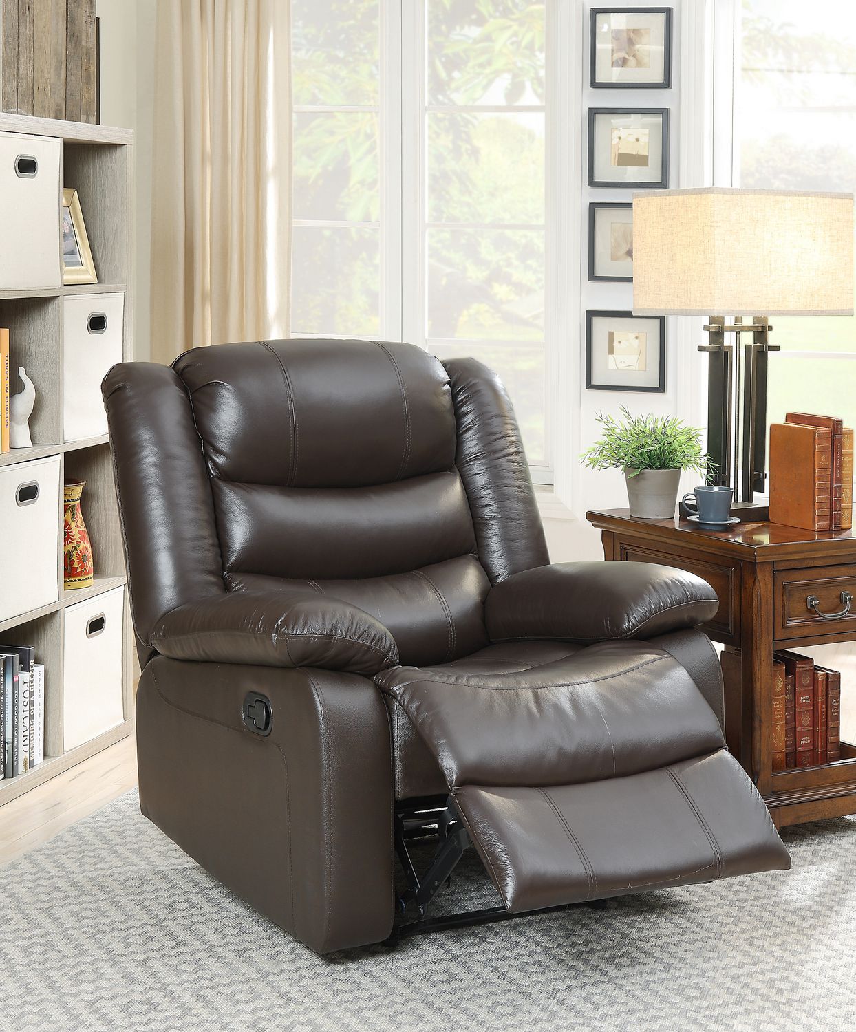 acme furniture vita leather recliner