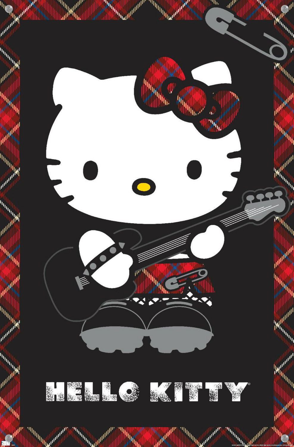 Hello Kitty and Friends - Happiness Overload Wall Poster, 14.725 x 22.375  Framed