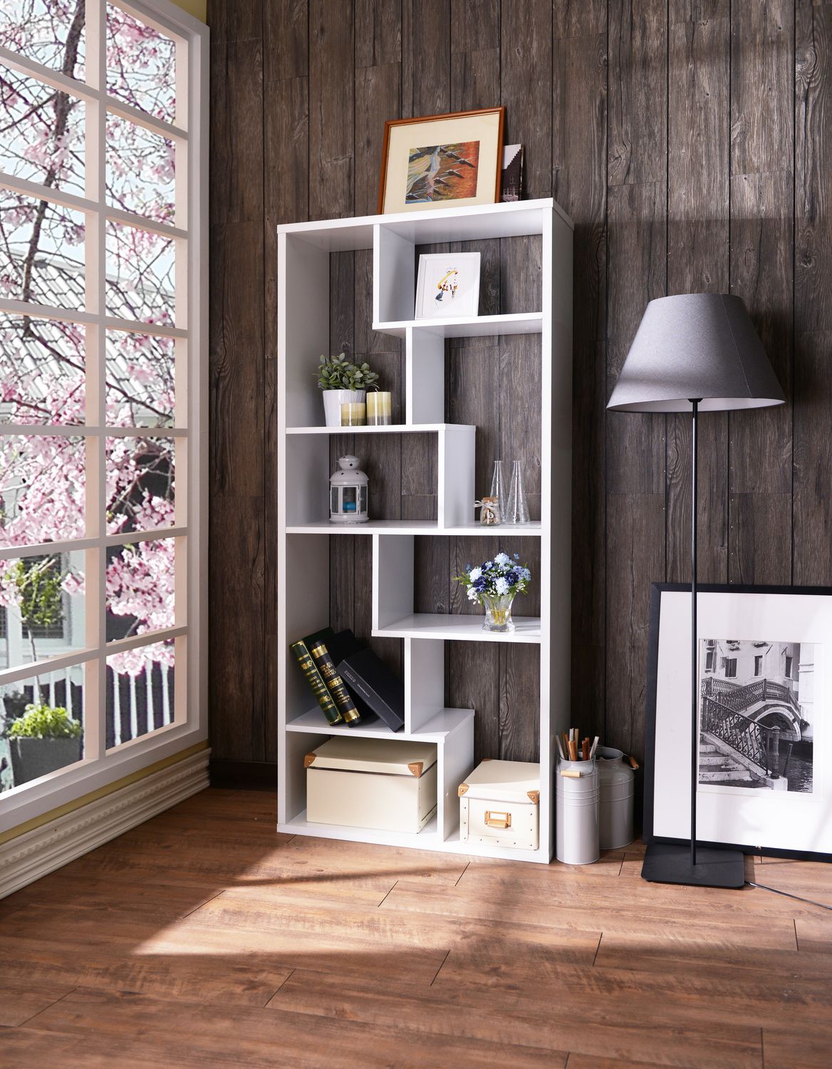 Acme Mileta Ii Bookshelf In White Walmart Canada