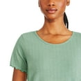 thumbnail image 4 of George Women's Lettuce Edge Tee, 4 of 6