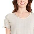 thumbnail image 4 of George Women's Lettuce Edge Tee, 4 of 6