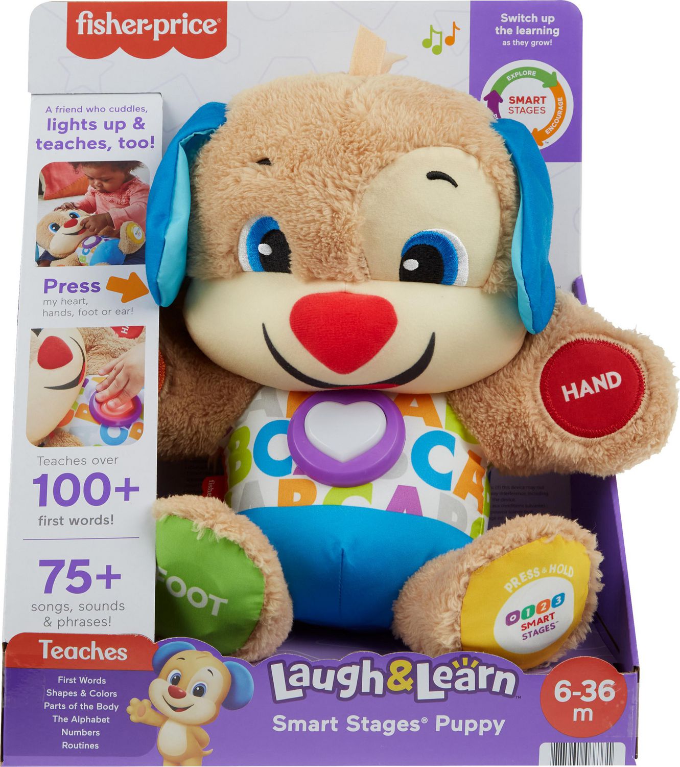 Fisher-Price Laugh & Learn Smart Stages Puppy - English Edition, 3