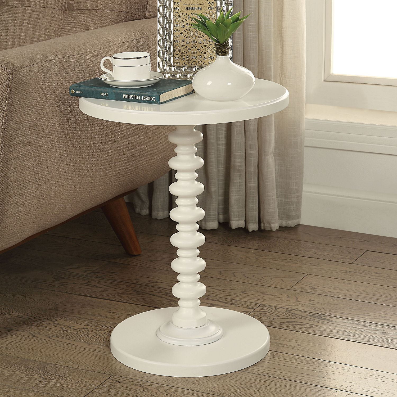 ACME Acton Side Table in White Walmart Canada