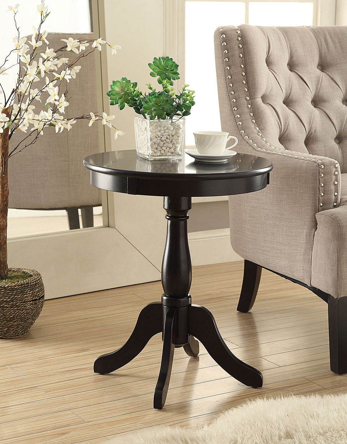 ACME Alger Side Table in Black Walmart Canada