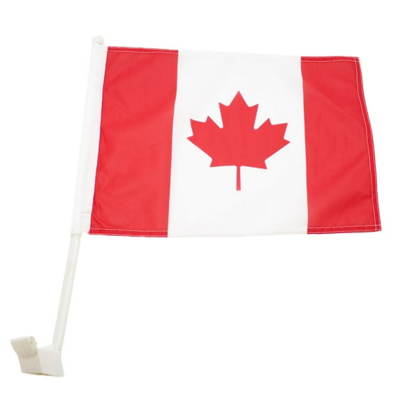 Drapeau de voiture Canada d'Islandwide de 10 x 15 po Ideal pour un usage quotidien a l'exterieur
