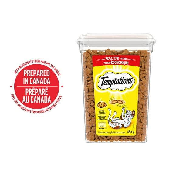 Temptations Tasty Chicken Flavour Soft & Crunchy Adult Cat Treats, 454g