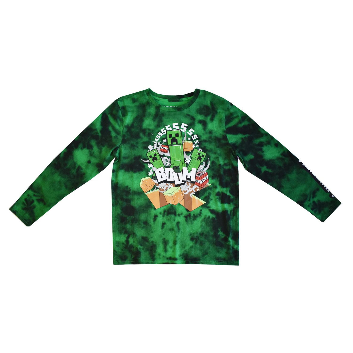 Boys Minecraft Boom Long Sleeve T-Shirt