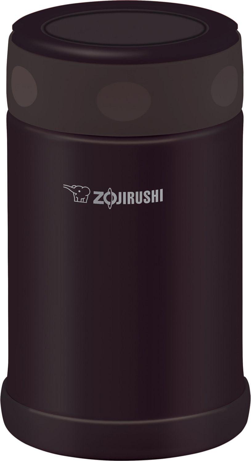 Zojirushi Vacuum Insulated Stainless Steel 17 Oz. Food Jar, Dark Brown