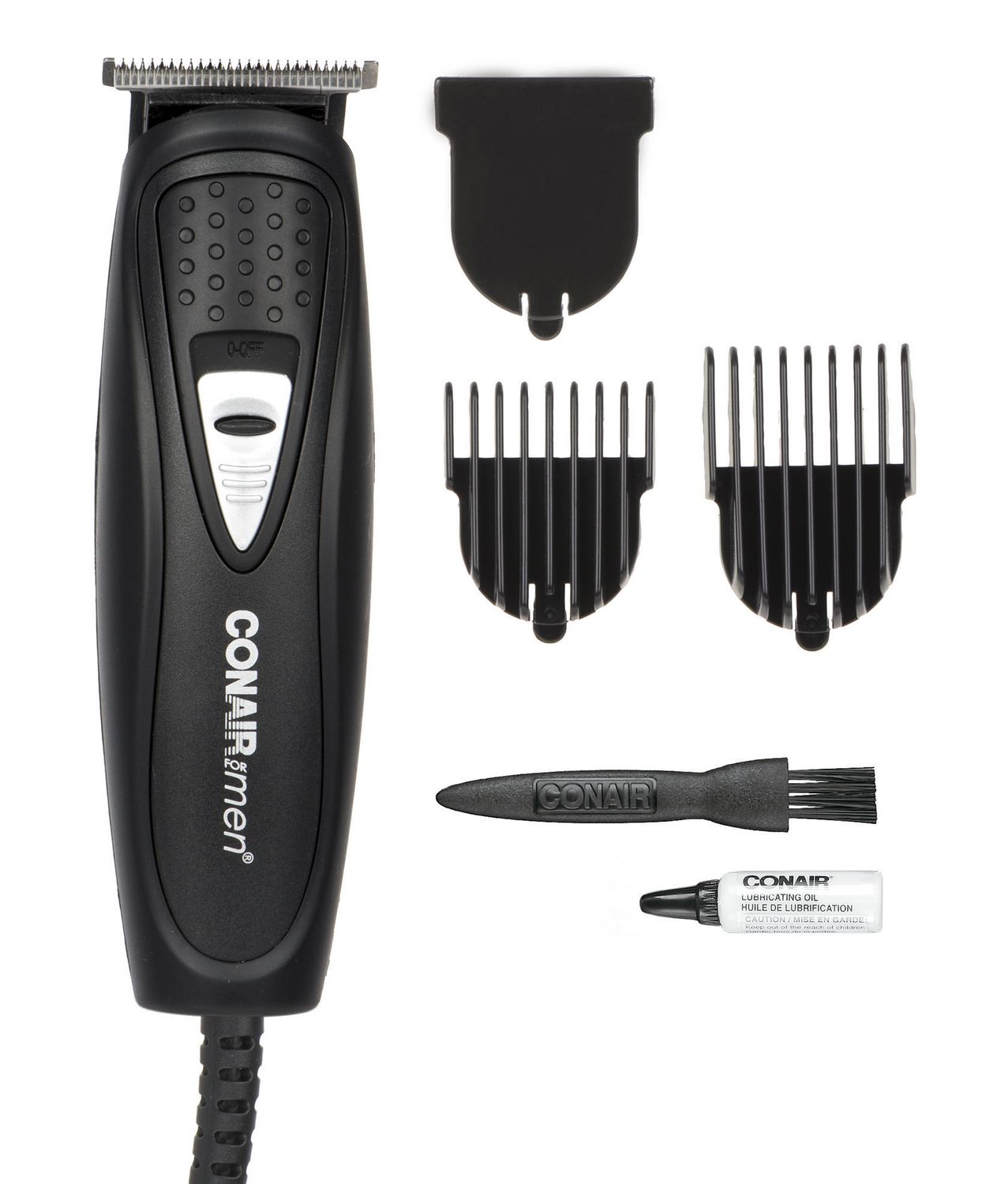 the barber shop pro series by conair 6 pc corded trimmer grooming kit