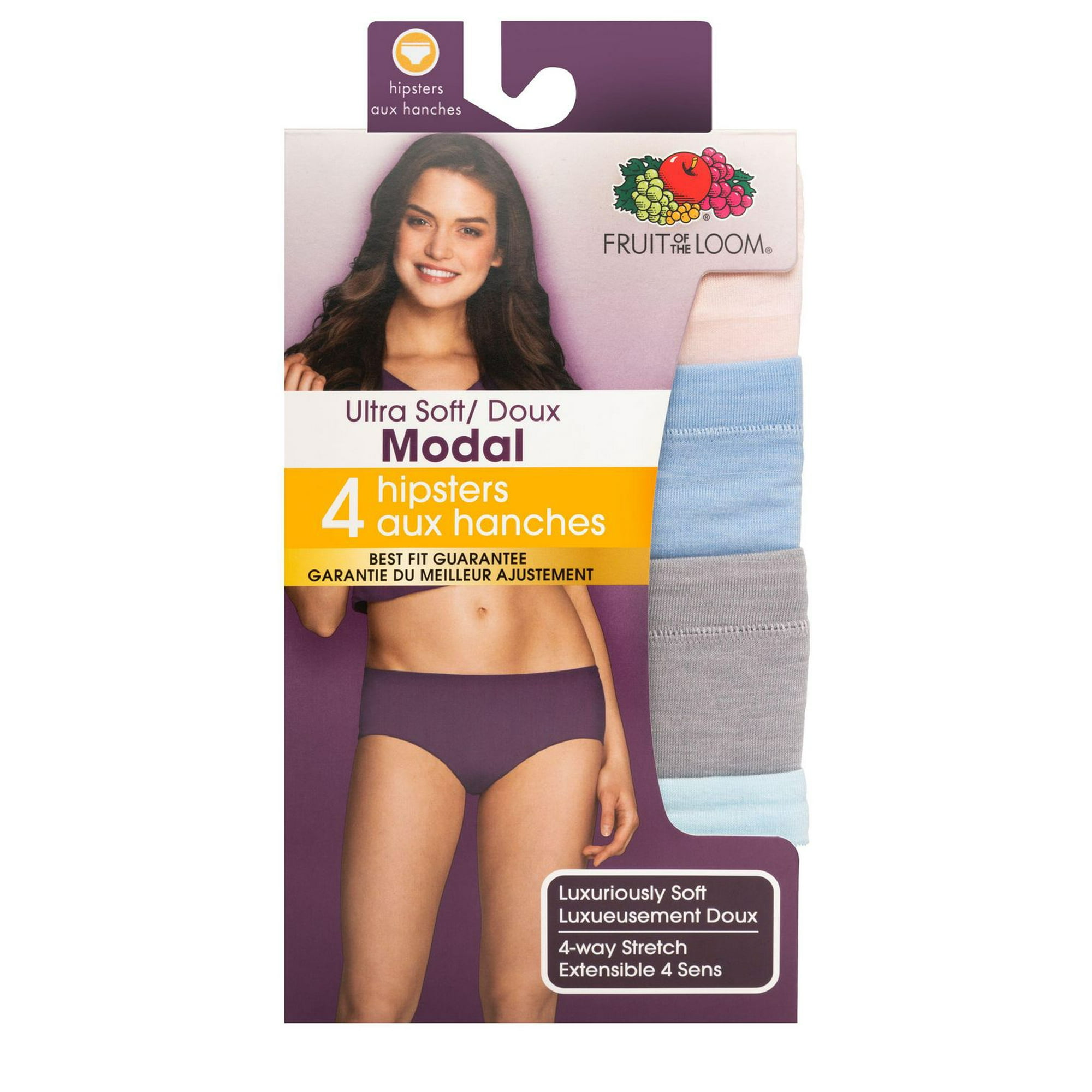 36 Pieces Fruit Of The Loom 12 Pack Hipster Cut Underwear Size 12