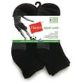 thumbnail image 1 of Hanes Men's 6 Pack Sport Cuts Ankle Socks, 1 of 2