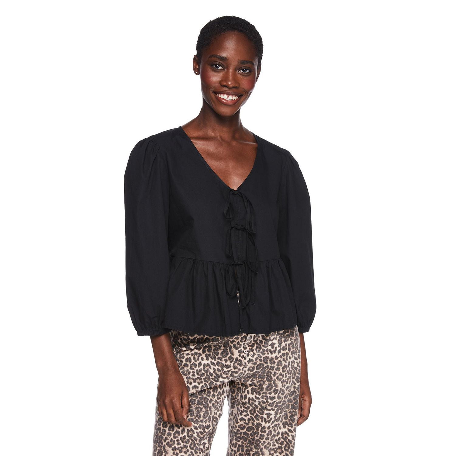 George Women's Tie Front Top