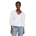 thumbnail image 1 of George Women's Tie Front Top, 1 of 6