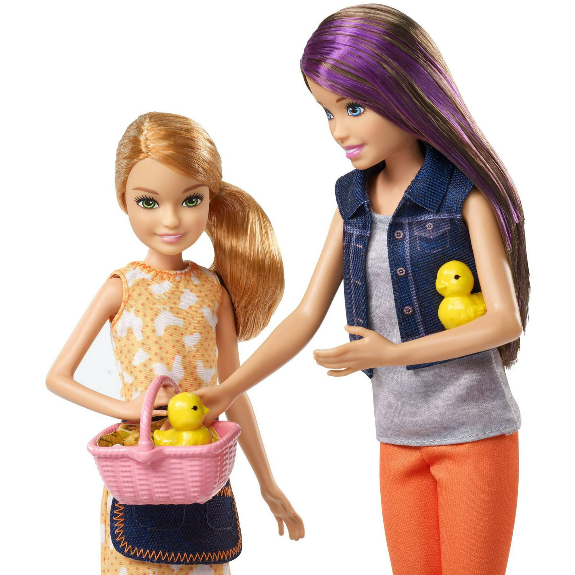 Barbie Doll Playset, Hatch & Gather Egg Farm with Animals, Dough, Kids Toys