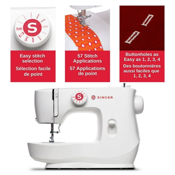 Singer Mx60 Portable Sewing Machine With 57 Stitch Applications