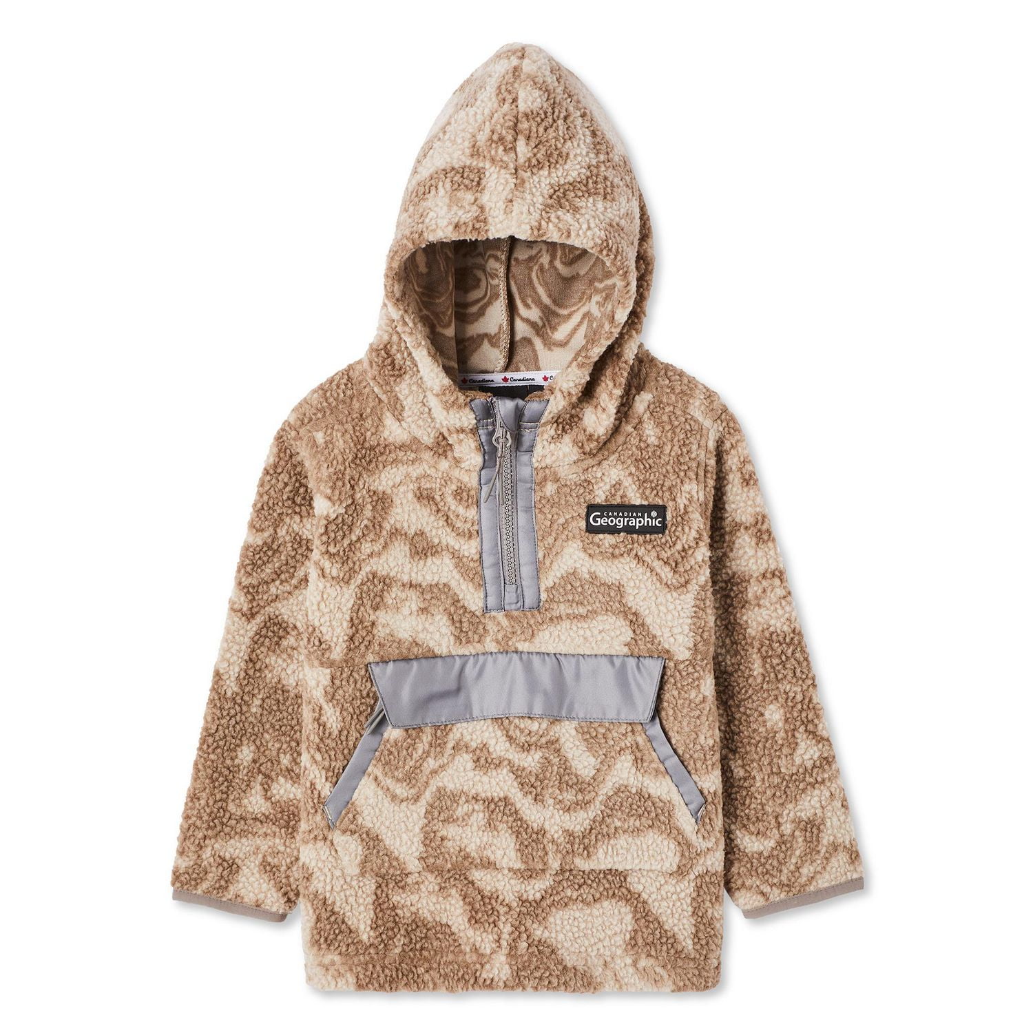 Canadiana x RCGS Toddlers' Gender Inclusive Faux Shearling Popover, Sizes 2T-5T