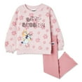 thumbnail image 1 of Ensemble 2 pièces en molleton avec chandail Bluey pour petites filles, 1 of 1