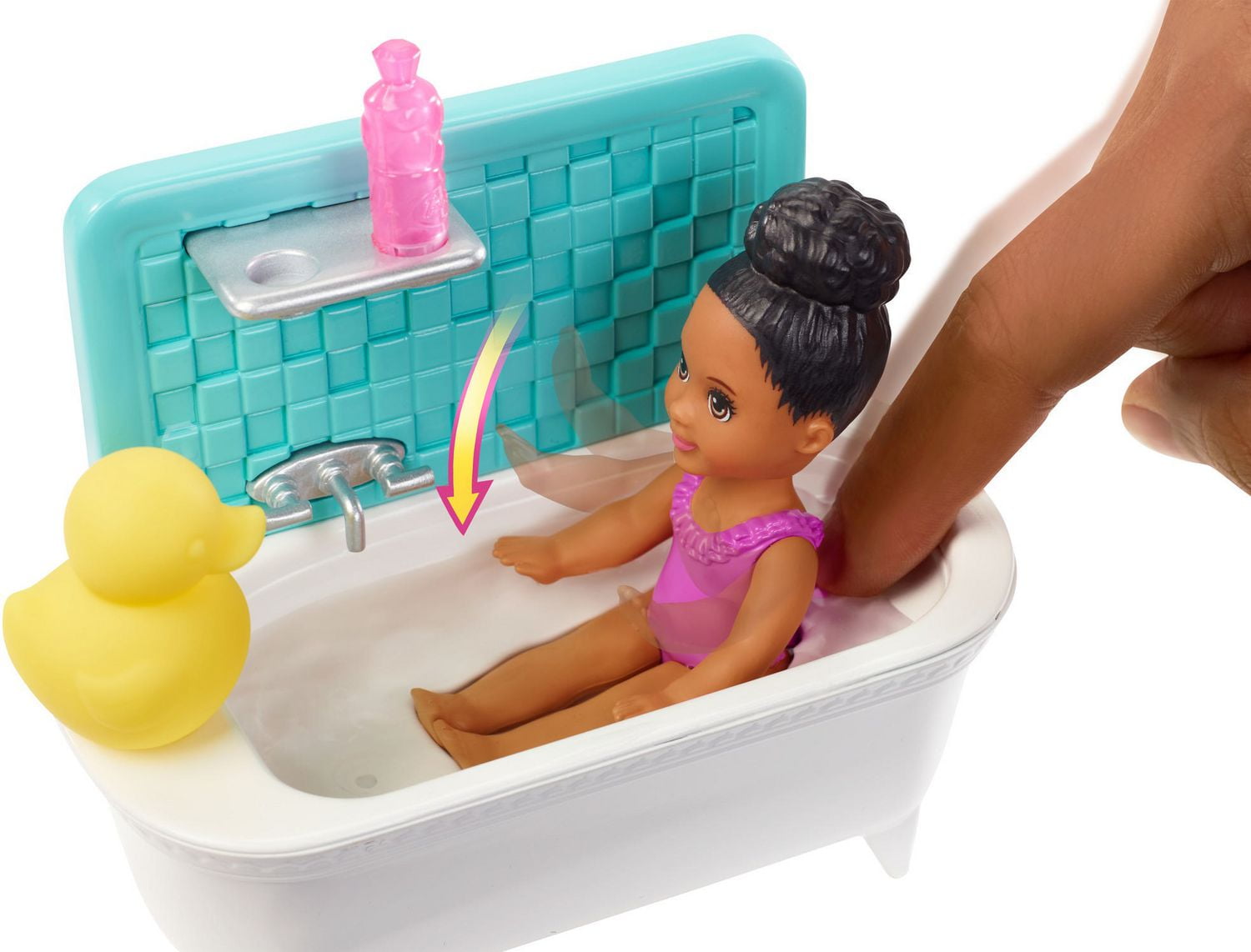 Barbie skipper best sale bath time