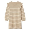 thumbnail image 2 of George Toddler Girls' Stripe Sweater Dress, 2 of 2