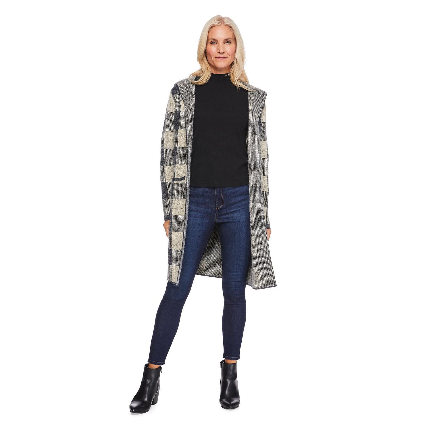 Iyla Women's Hooded Coatigan, Sizes S-XXL