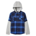 thumbnail image 1 of George Boys' Hooded Flannel Shirt, 1 of 2
