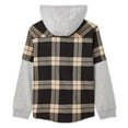 thumbnail image 2 of George Boys' Hooded Flannel Shirt, 2 of 2
