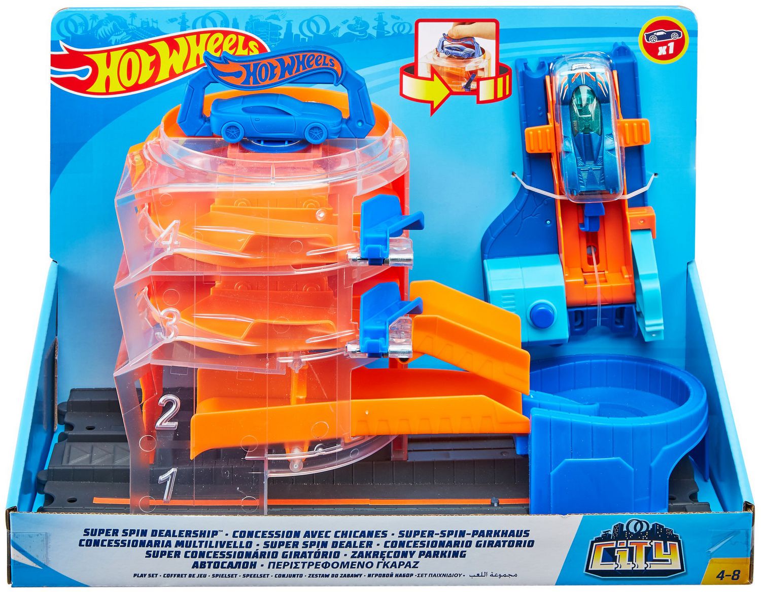 hot wheels super spin dealership walmart