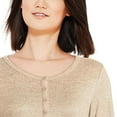 thumbnail image 4 of George Women's Long Sleeve Henley Top, 4 of 6