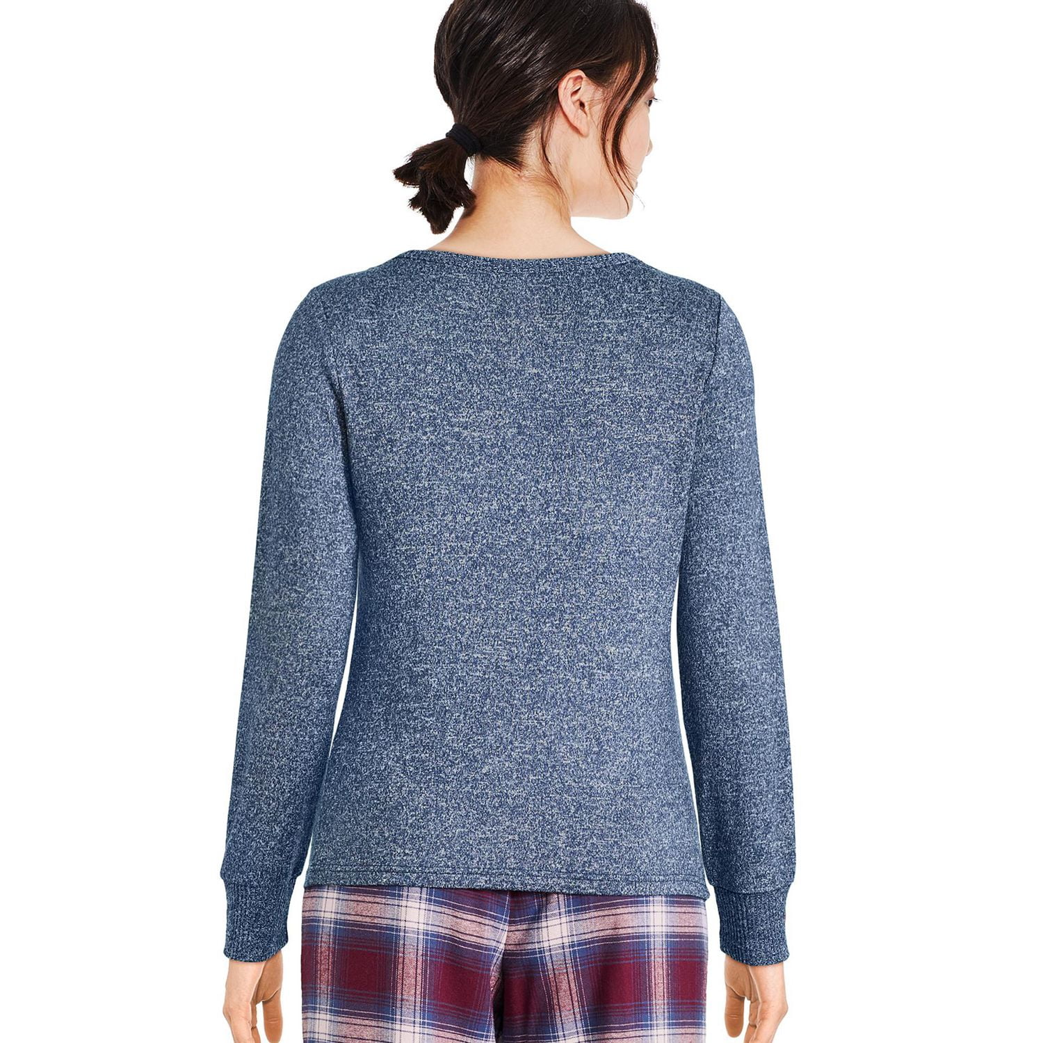 Haut henley à manches longues George pour femmes