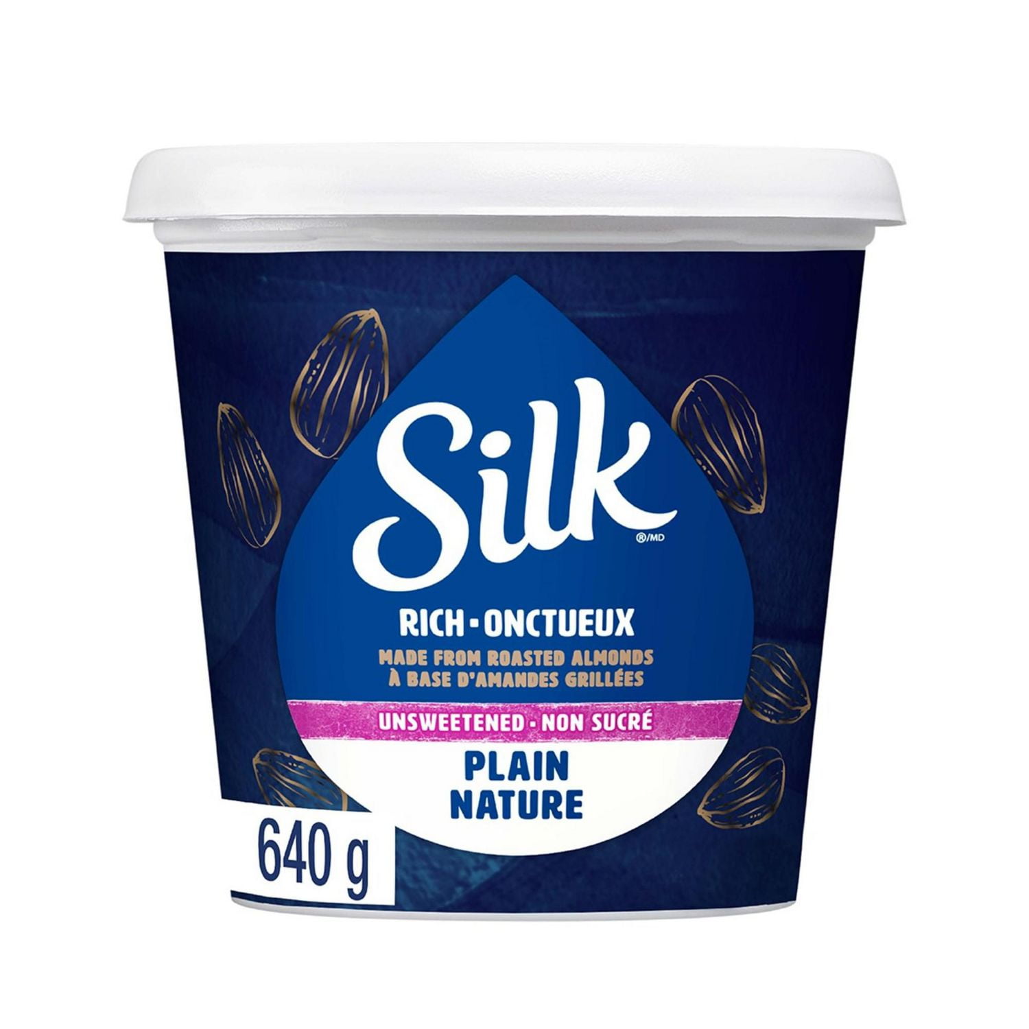 SILK Almond yogurt alternative, Plain, DairyFree, 640g Walmart Canada