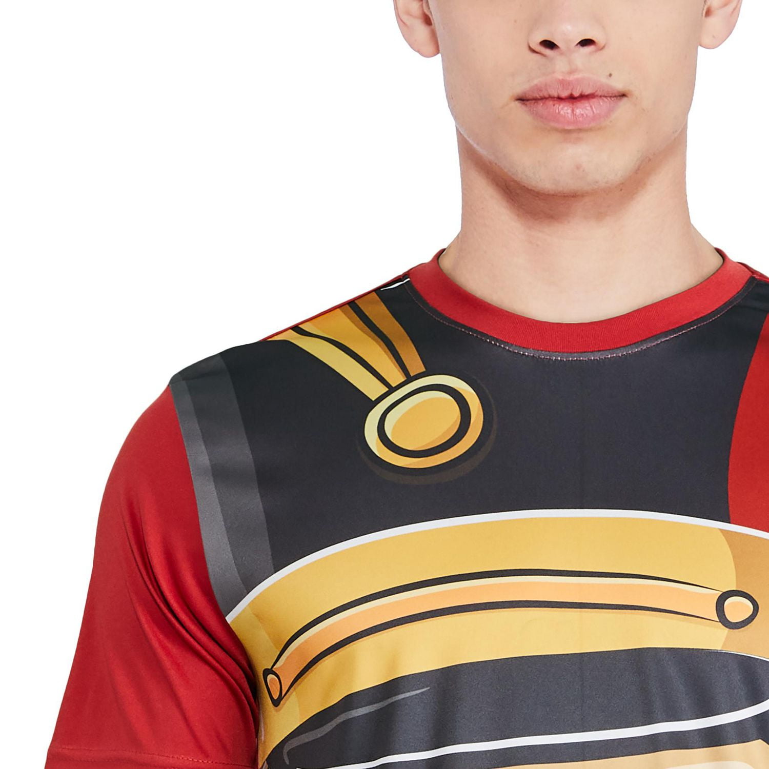 T-shirt des fêtes George pour hommes Tailles P-2XL