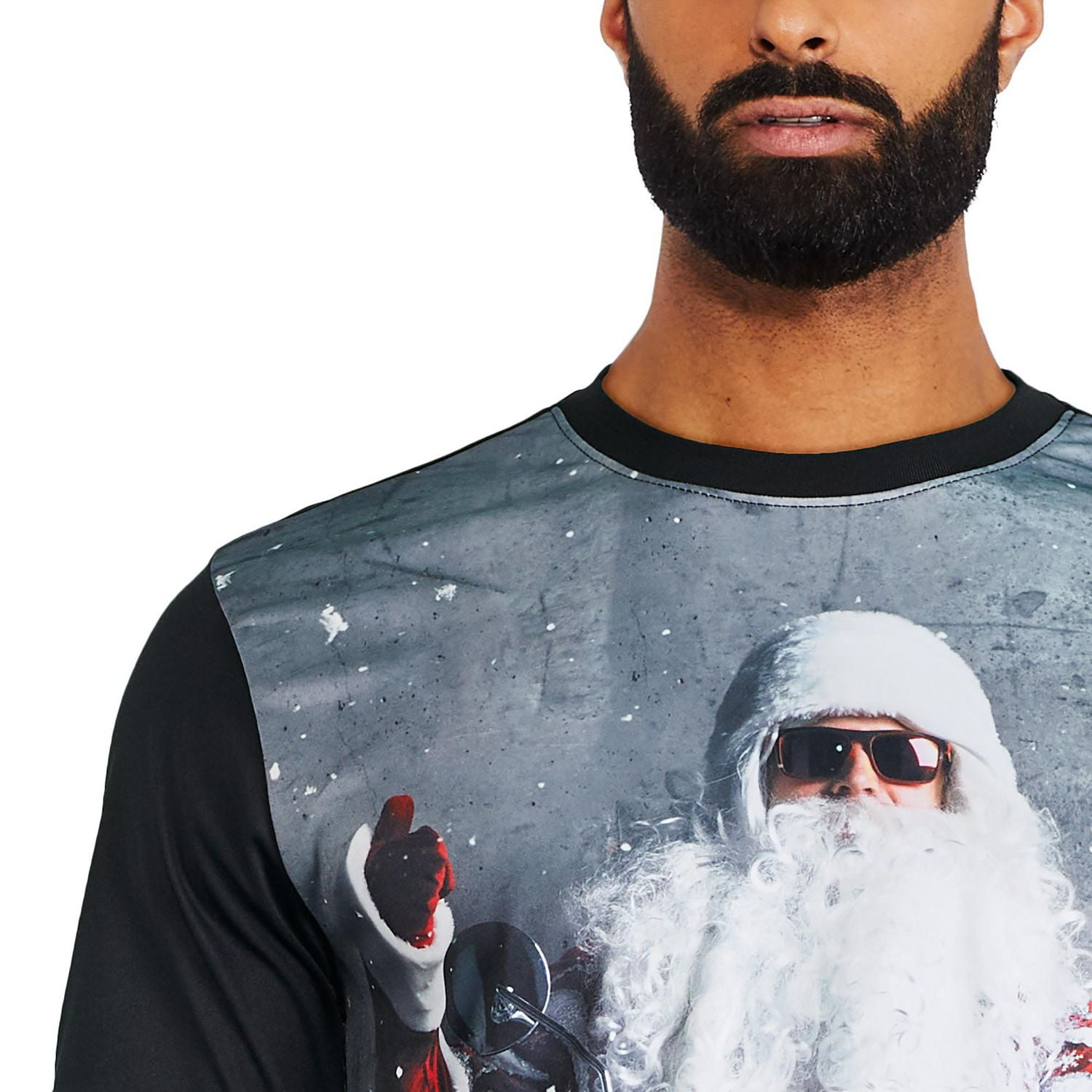 T-shirt des fêtes George pour hommes Tailles P-2XL