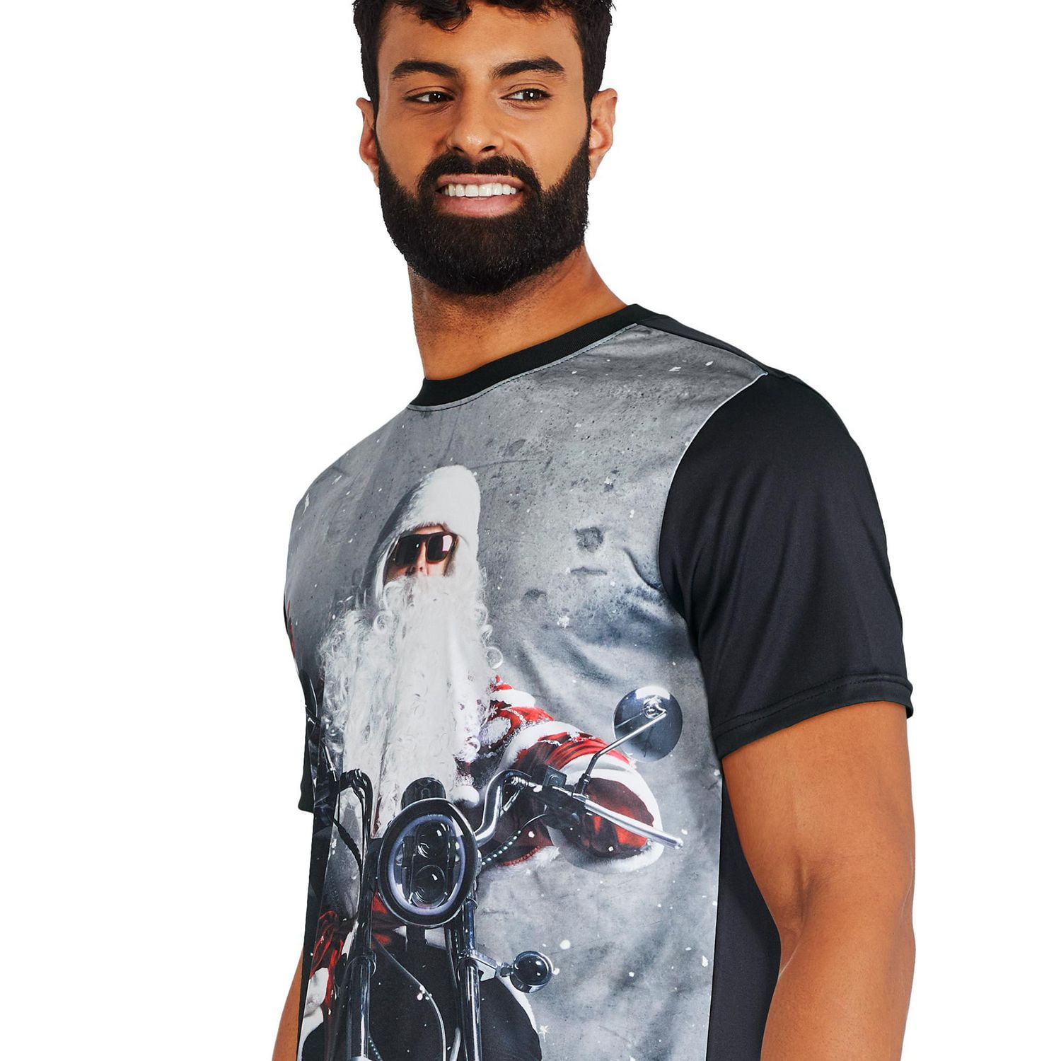 T-shirt des fêtes George pour hommes Tailles P-2XL
