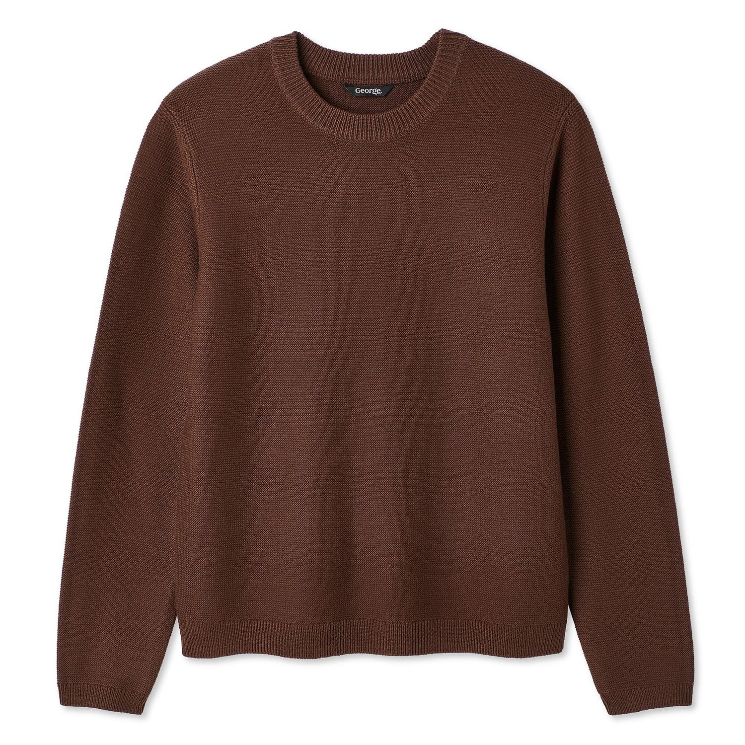 George Men's Textured Crew Neckline Popover