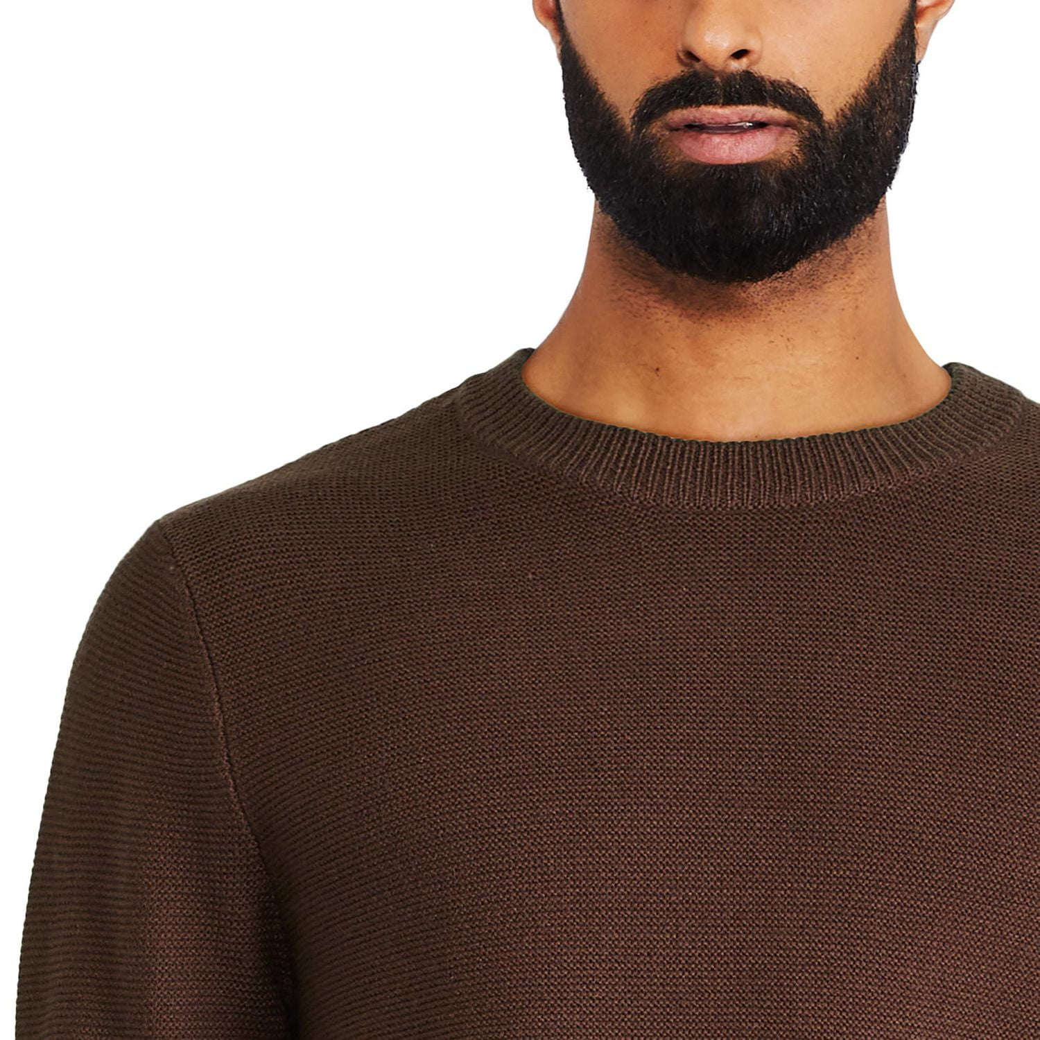 George Men's Textured Crew Neckline Popover