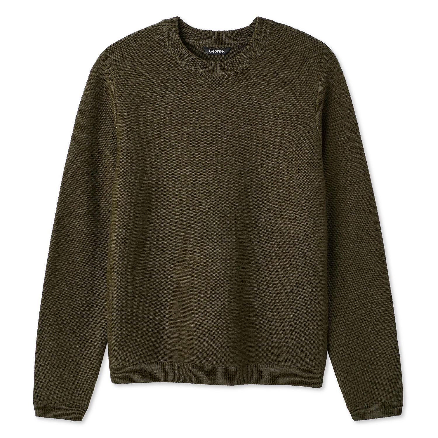 George Men's Textured Crew Neckline Popover