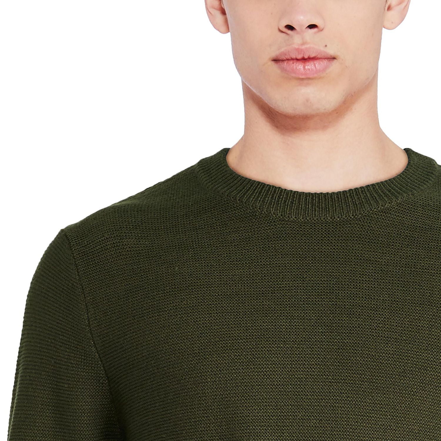 George Men's Textured Crew Neckline Popover
