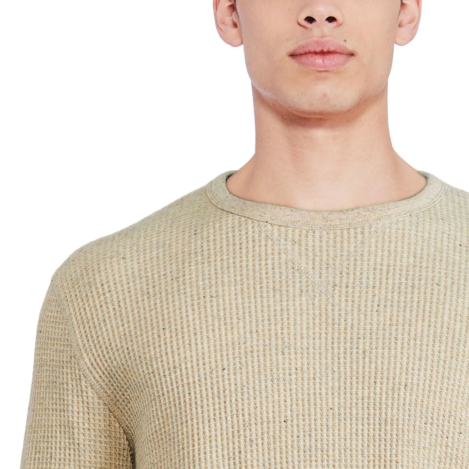 George Men's Waffle Crew Neckline Popover, Sizes S-XXL